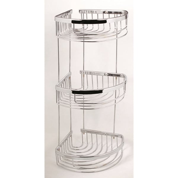 Ραφιέρα μπάνιου τριπλή 74003 20x20 cm